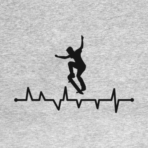 Skateboarder Heartbeat by Bestseller